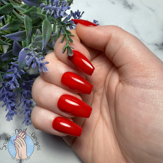 Voorbeeldtips in Short Coffin vorm om de juiste maat press-ons te testen